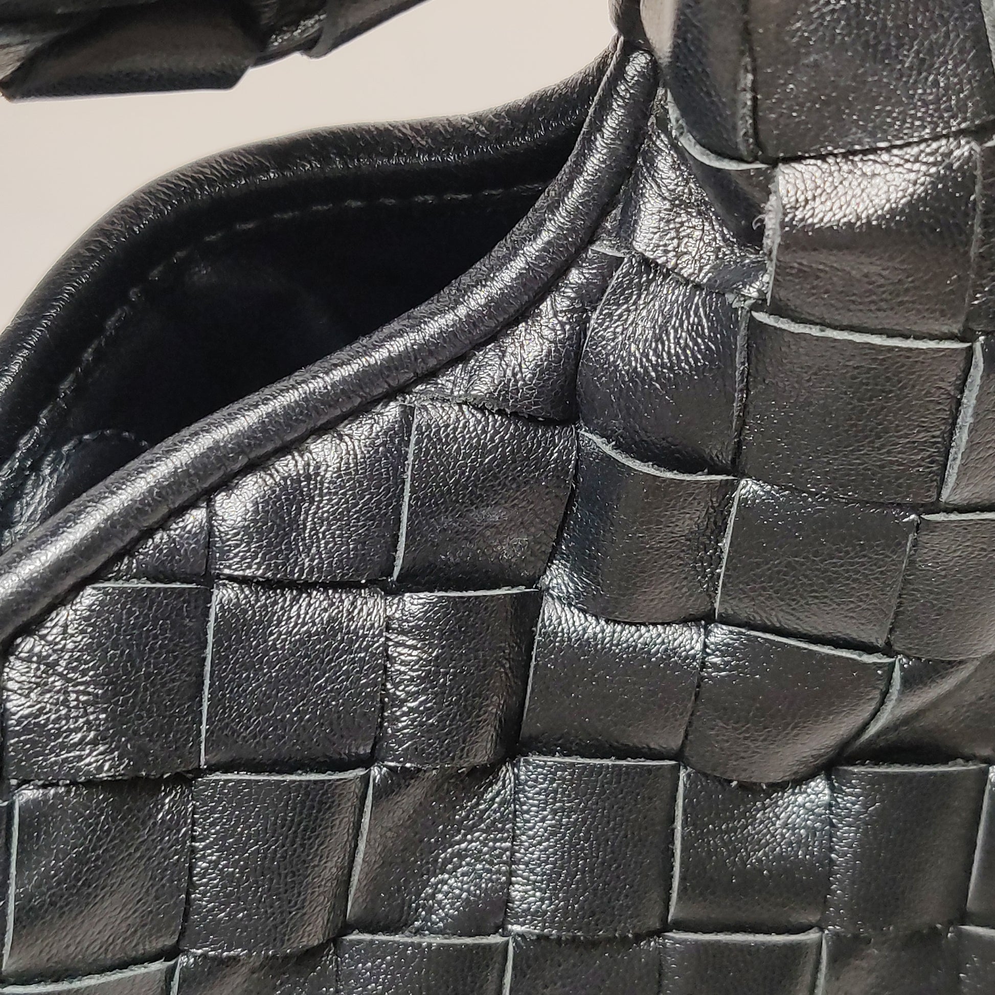 Bottega Veneta Hop Mini Crossbody Black