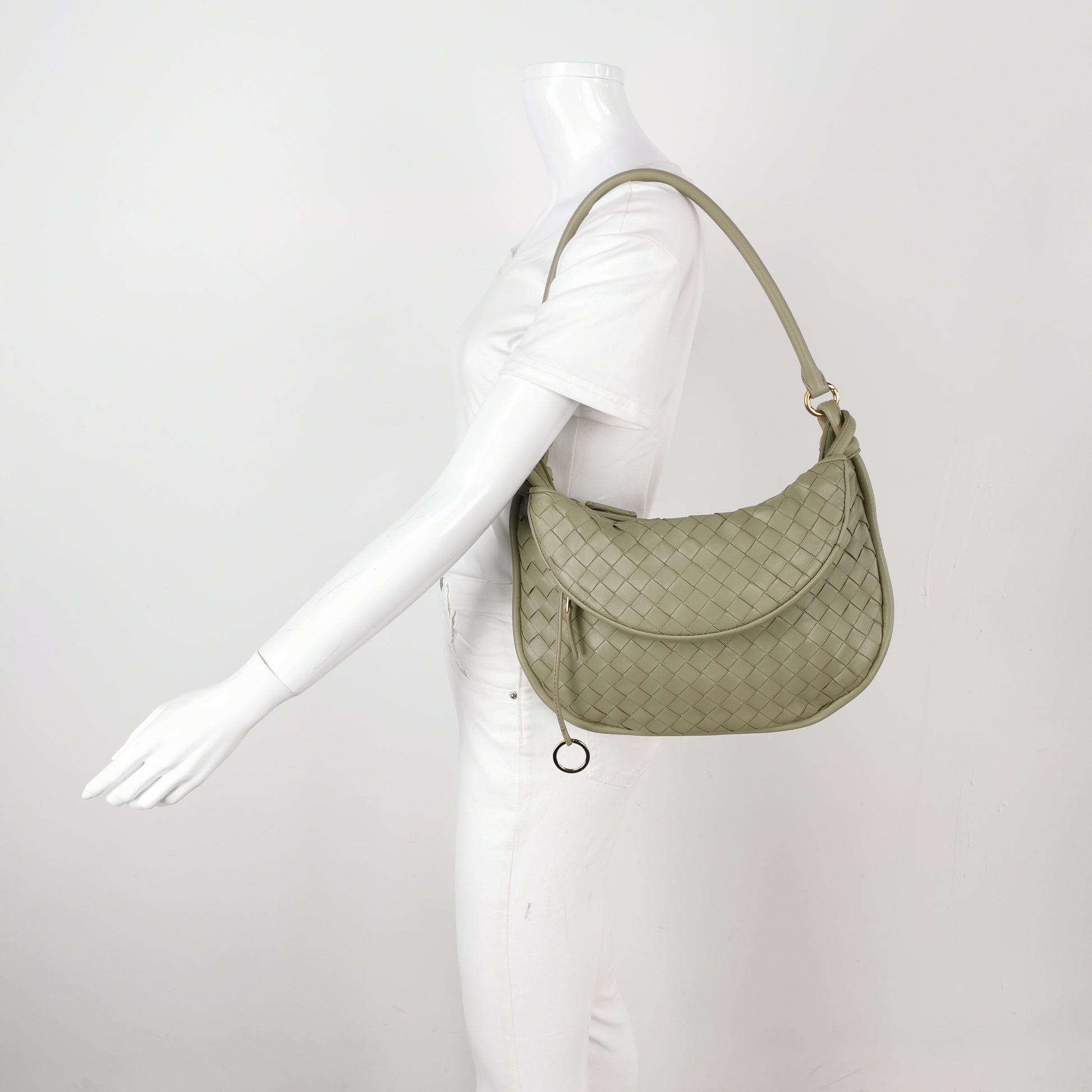 Bottega Veneta Gemelli Medium Travertine