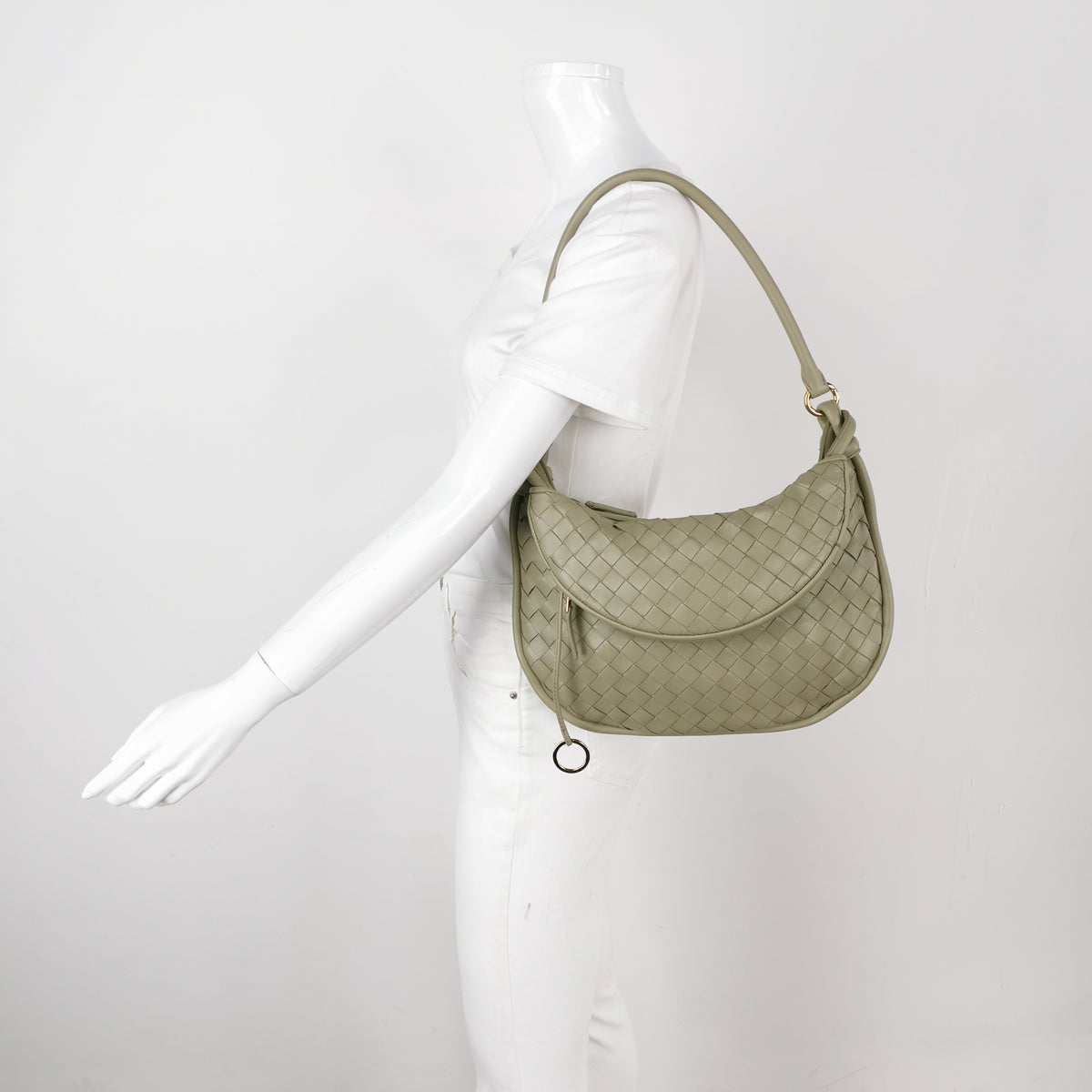 Bottega Veneta Gemelli Medium Travertine