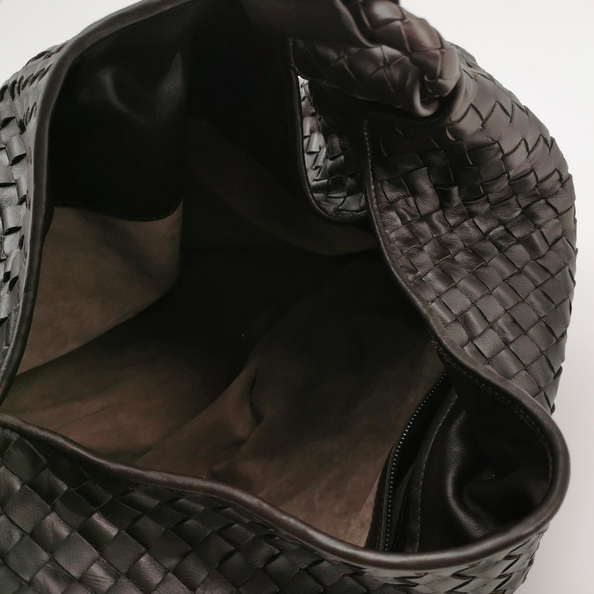 Bottega Veneta Sloane Hobo Dark Brown