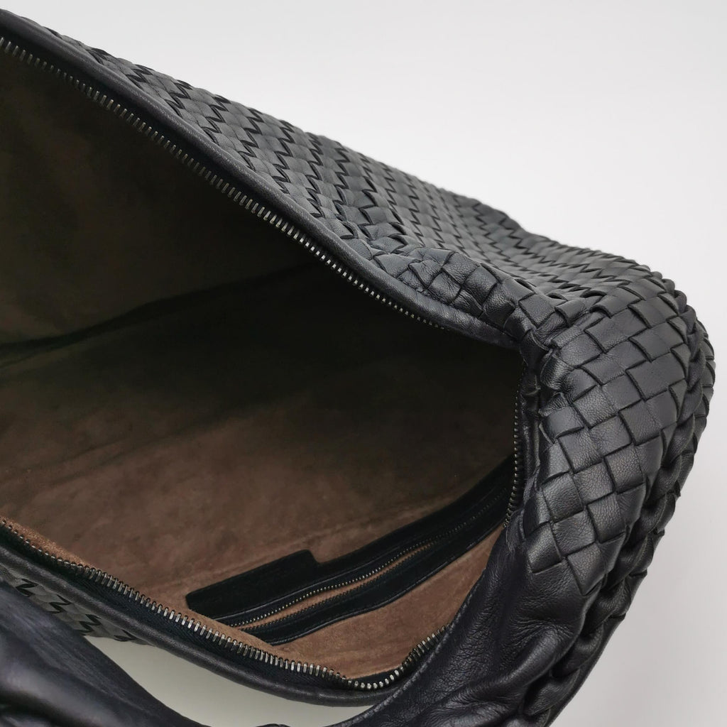 Bottega Veneta Intrecciato Hobo Black