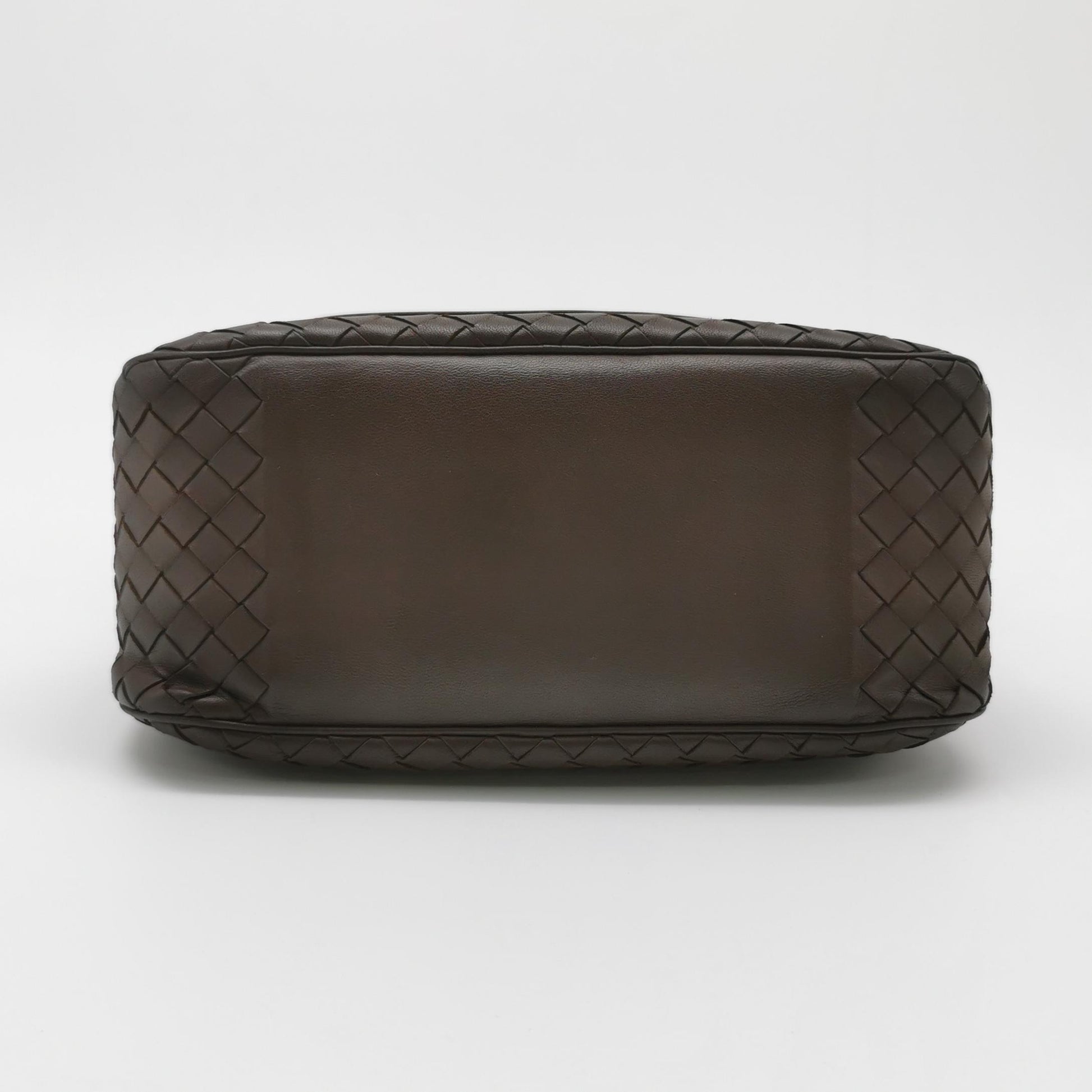 Bottega Veneta Intrecciato Double Flap Shoulder Bag