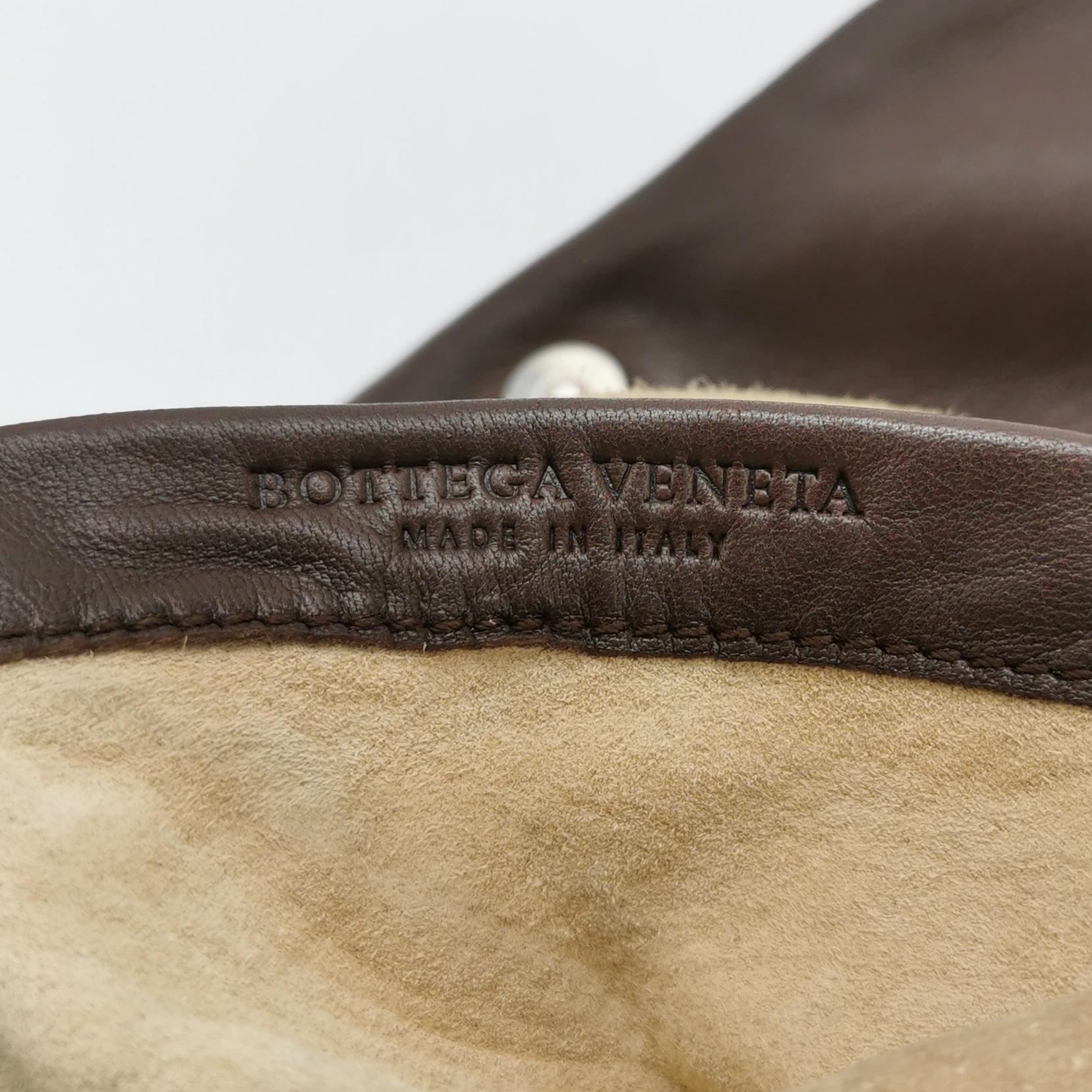 Bottega Veneta Intrecciato Double Flap Shoulder Bag
