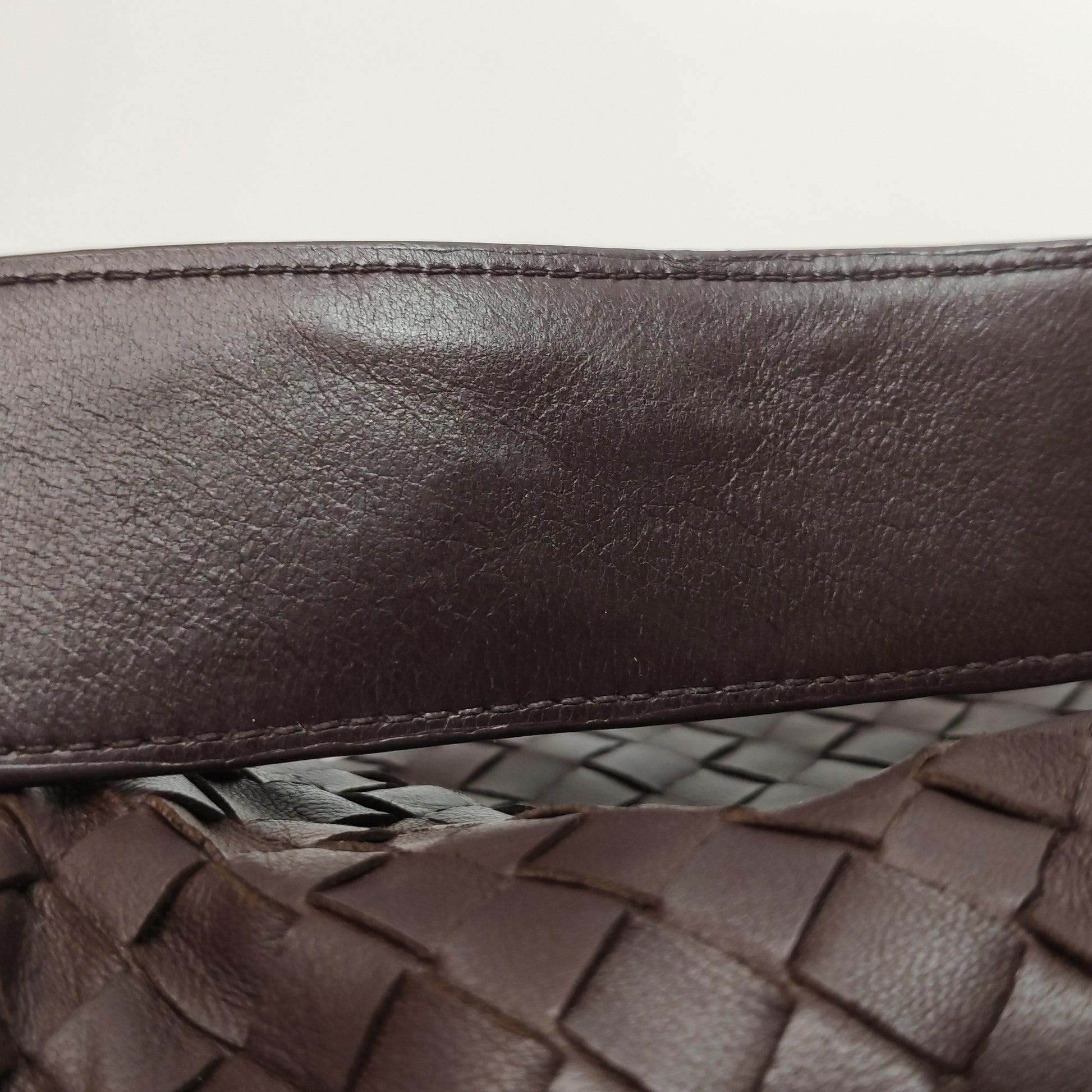 Bottega Veneta Intrecciato Double Flap Shoulder Bag