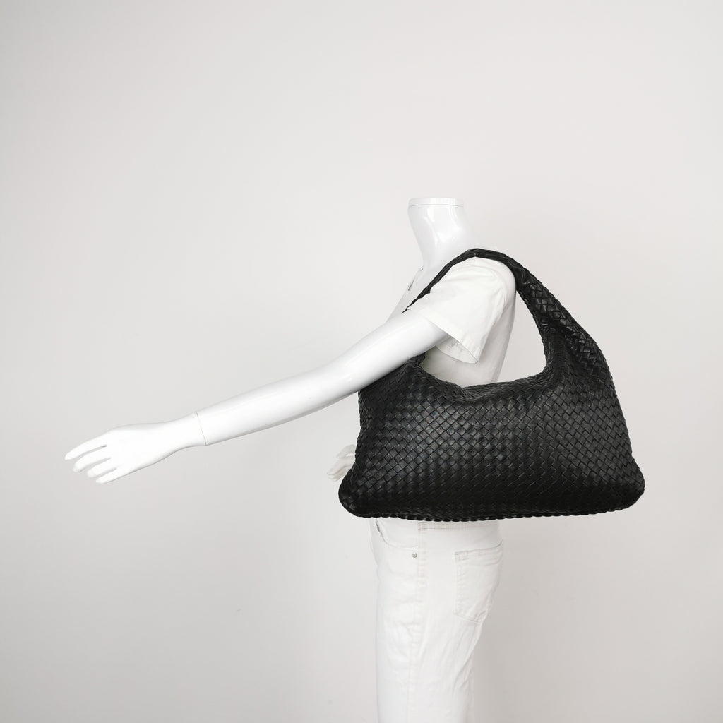 Bottega Veneta Intrecciato Hobo 45cm Black