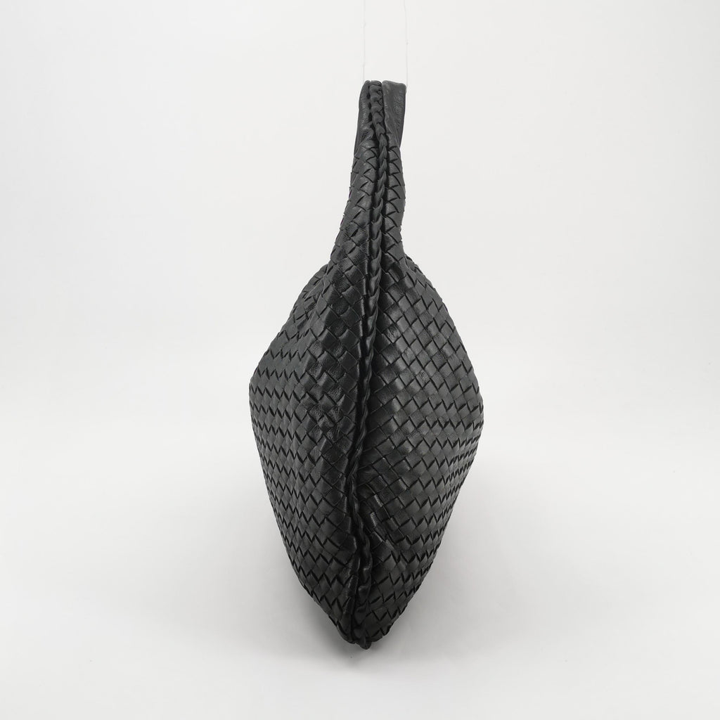 Bottega Veneta Intrecciato Hobo 45cm Black