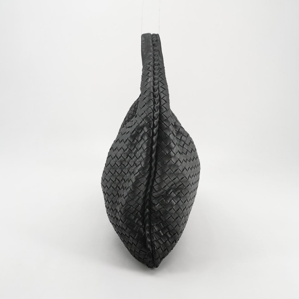Bottega Veneta Intrecciato Hobo 45cm Black