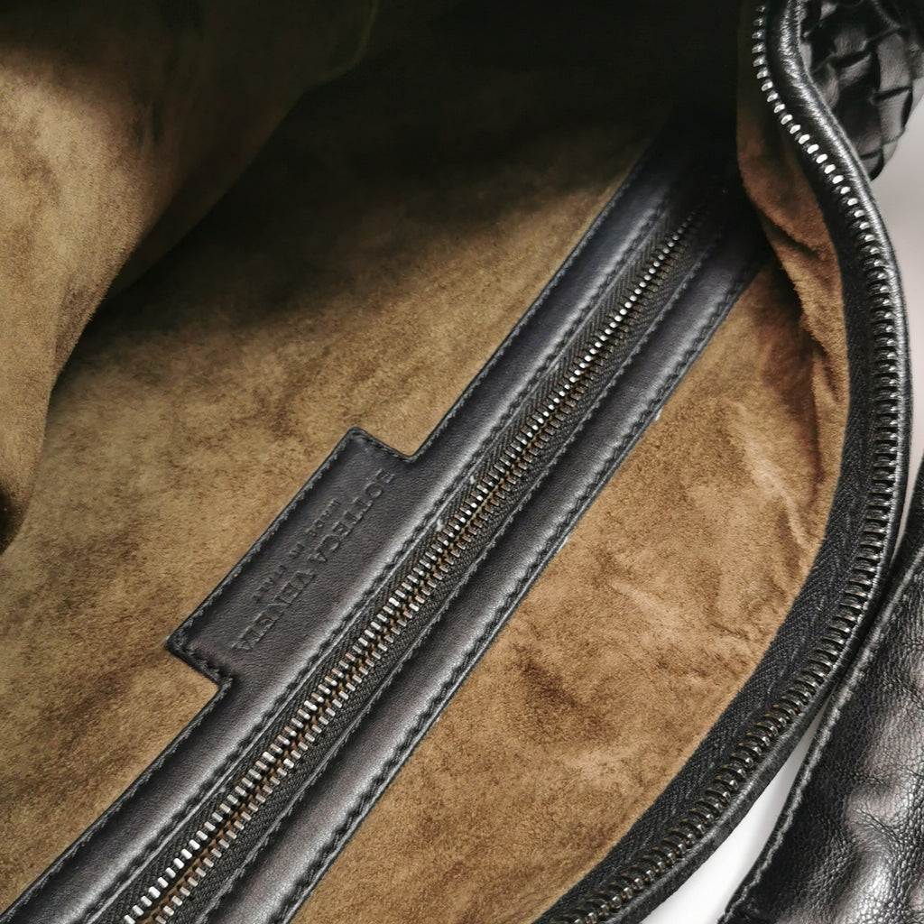 Bottega Veneta Intrecciato Hobo 45cm Black