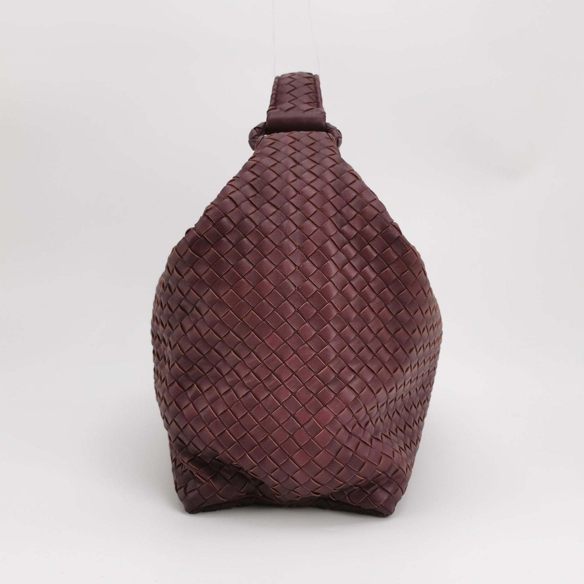 Bottega Veneta Sloane Intrecciato Hobo Burgundy