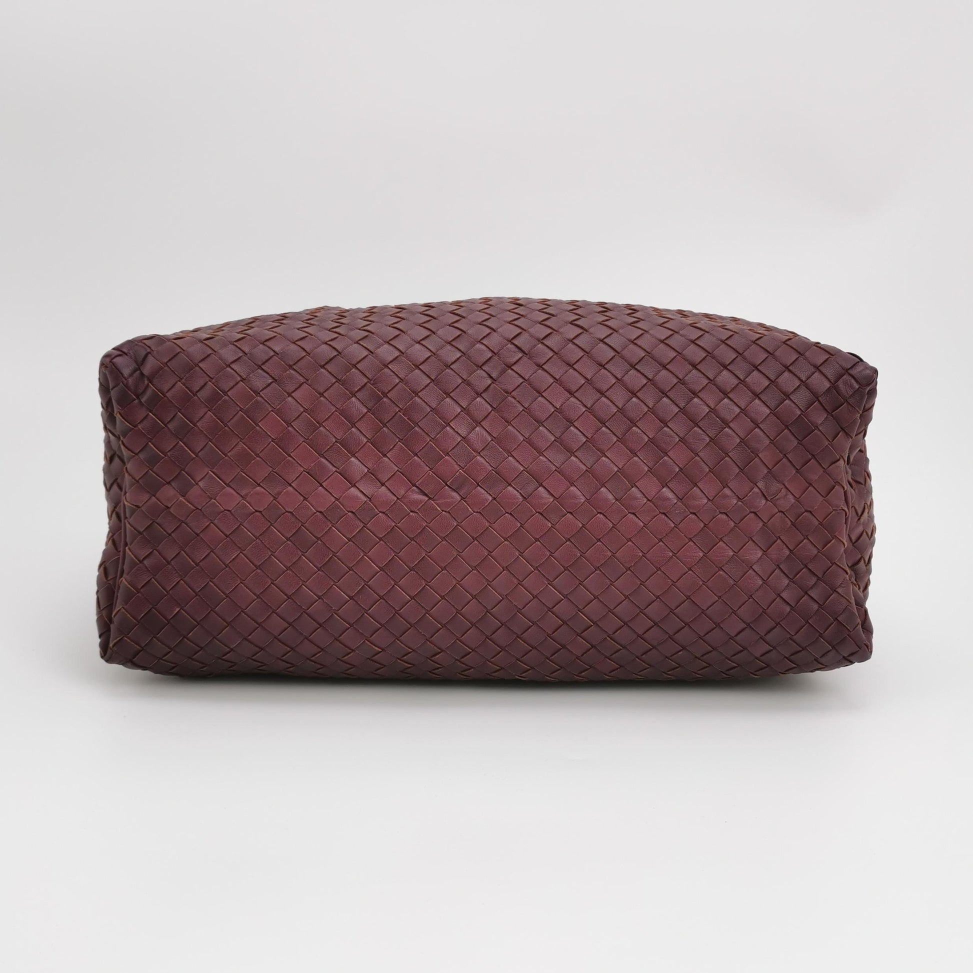 Bottega Veneta Sloane Intrecciato Hobo Burgundy