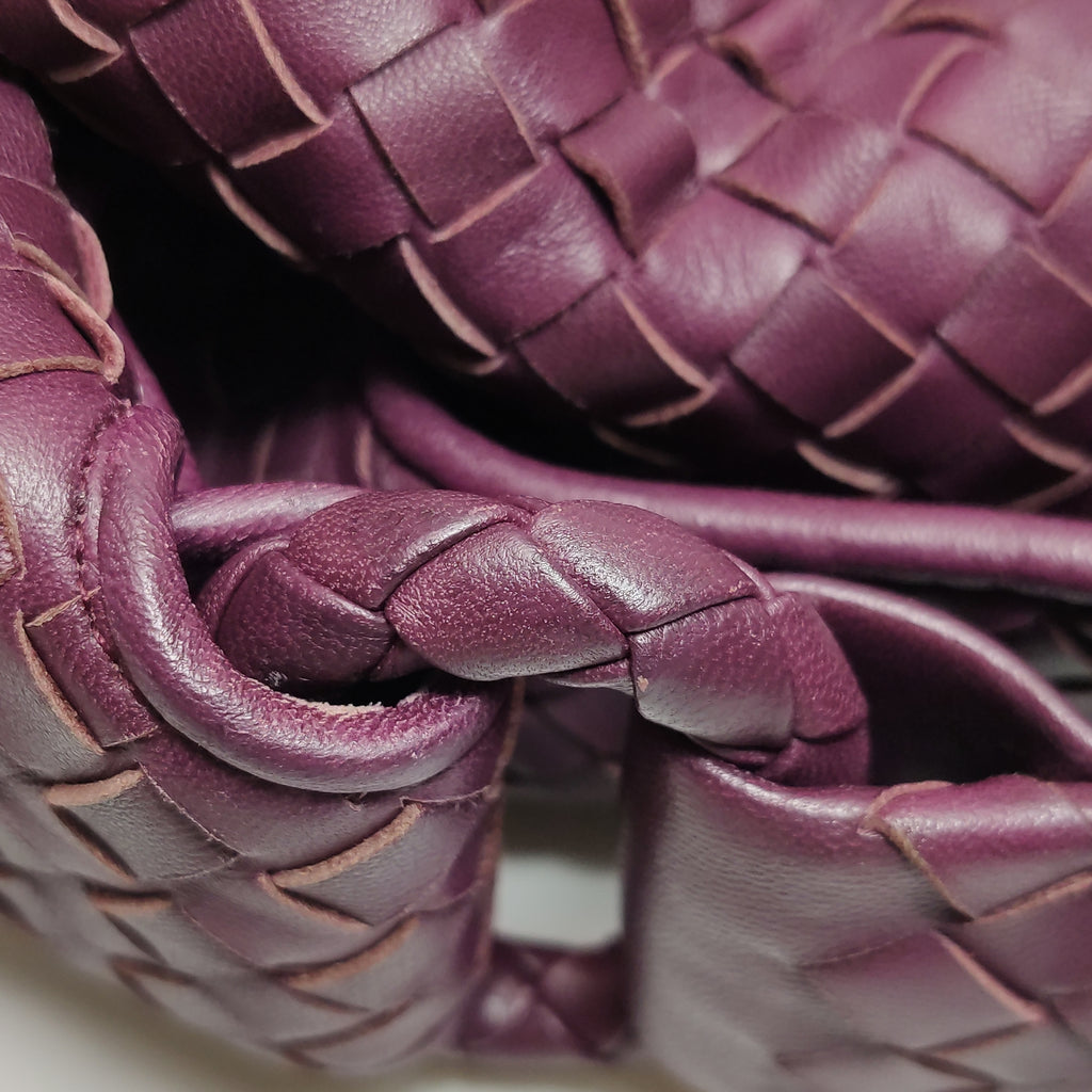Bottega Veneta Sloane Intrecciato Hobo Burgundy