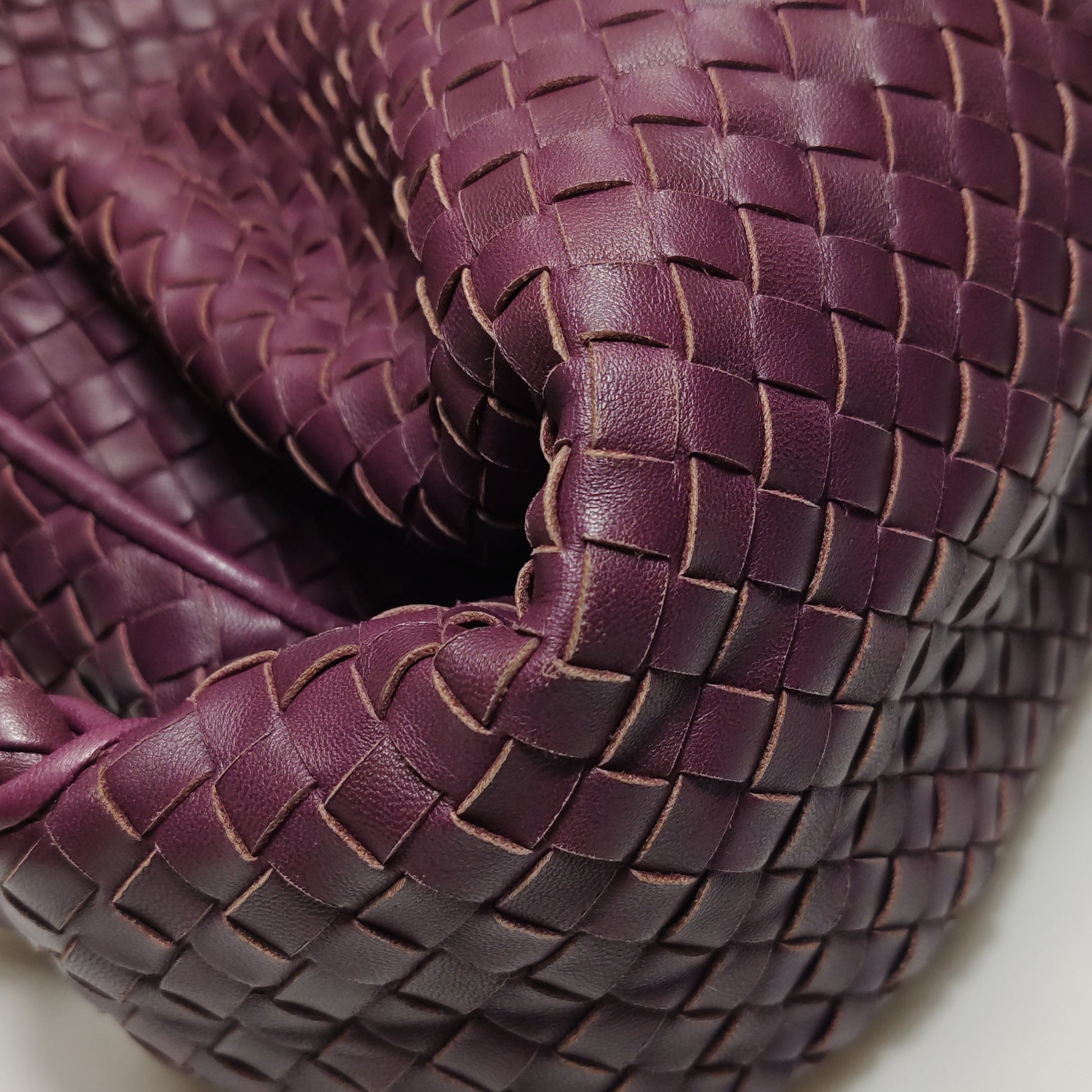 Bottega Veneta Sloane Intrecciato Hobo Burgundy