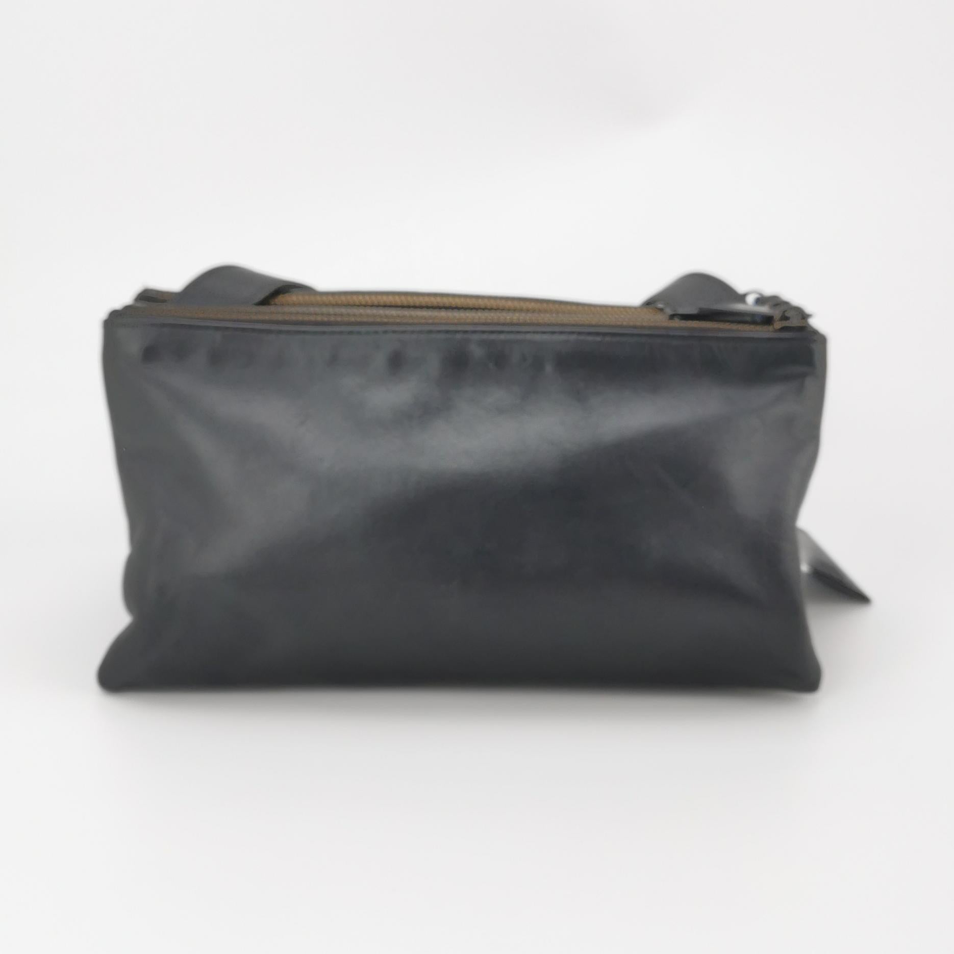 Bottega Veneta Triple Zip Messenger Bag