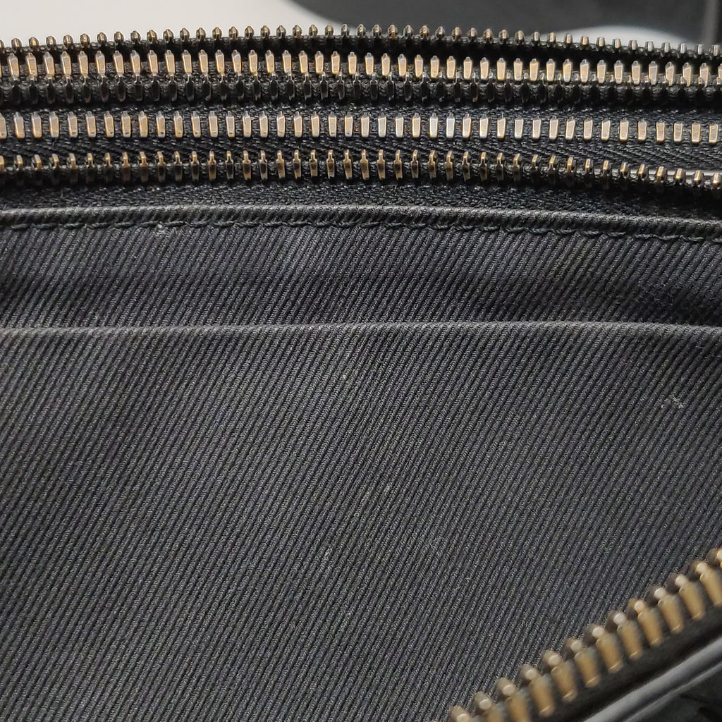 Bottega Veneta Triple Zip Messenger Bag
