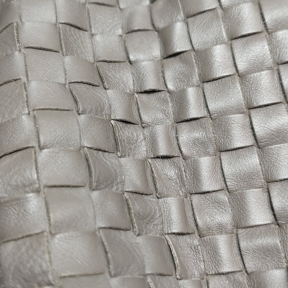 Bottega Veneta Intrecciato Sloane Shoulder Bag Gray