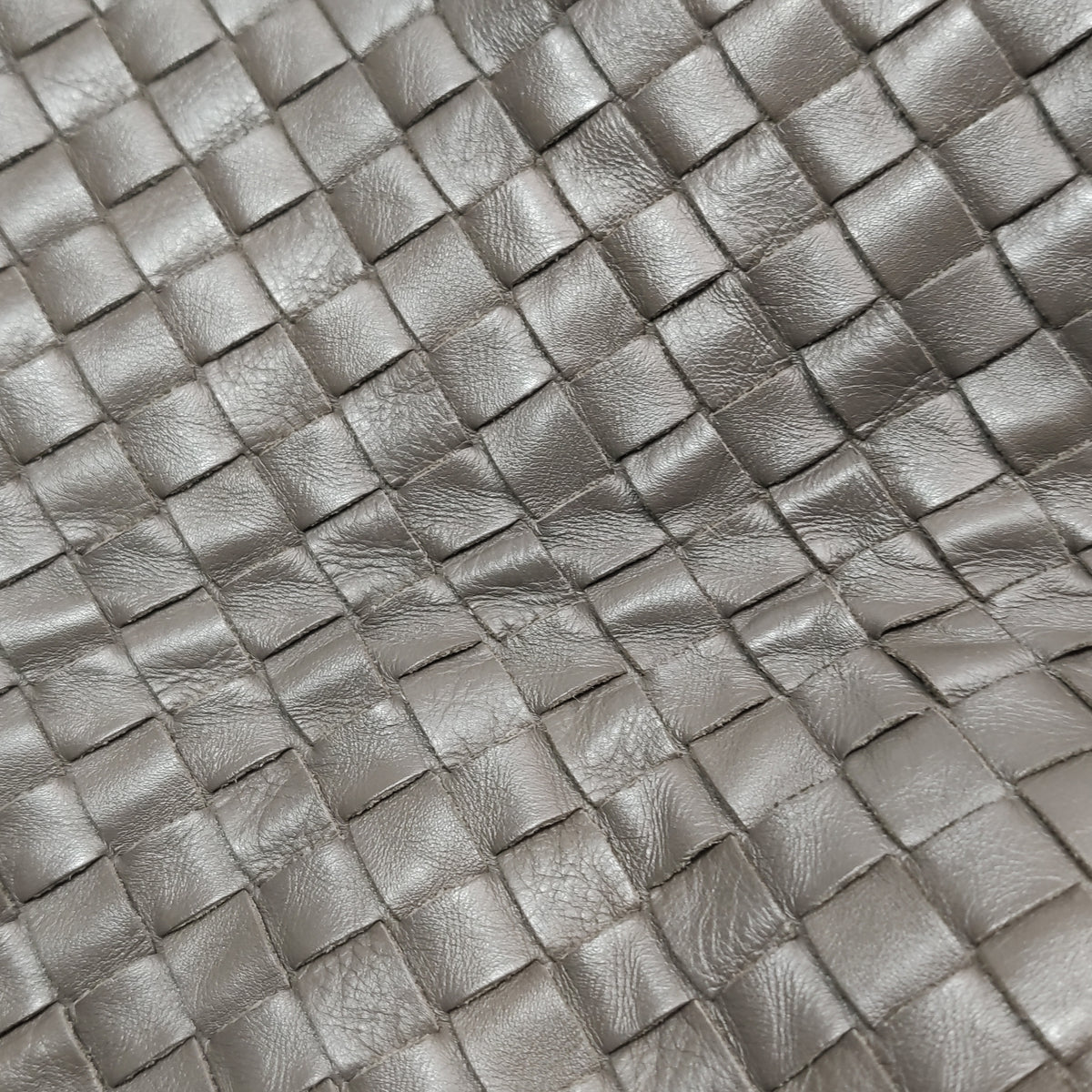 Bottega Veneta Intrecciato Sloane Shoulder Bag Gray