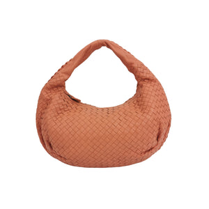 Bottega Veneta Intrecciato Belly Hobo Small Salmon Peach
