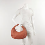 Bottega Veneta Intrecciato Belly Hobo Small Salmon Peach