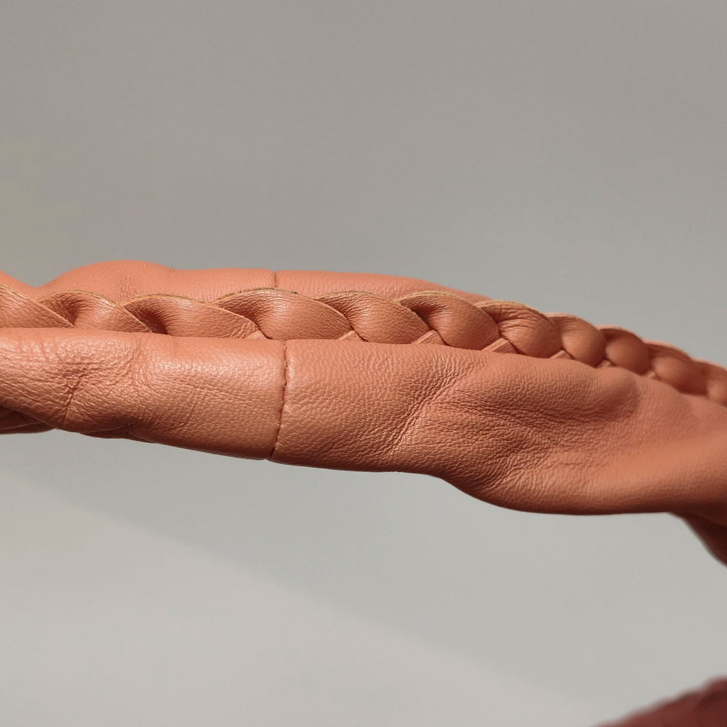 Bottega Veneta Intrecciato Belly Hobo Small Salmon Peach