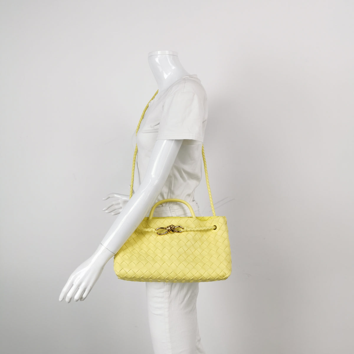 Bottega Veneta Andiamo East West Yellow