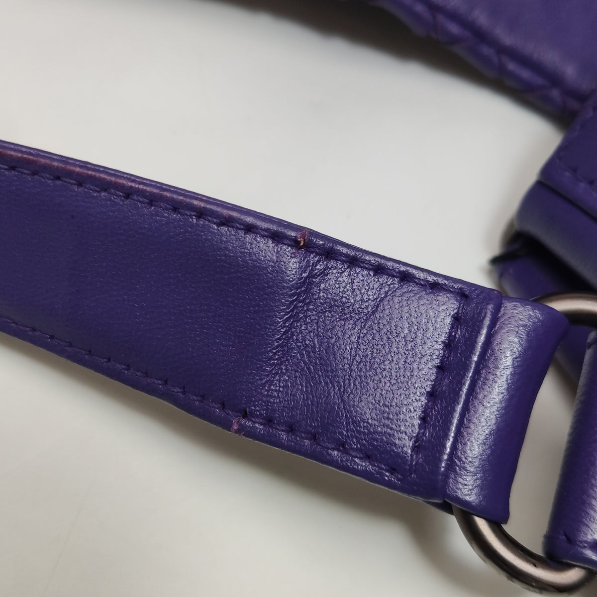 Bottega Veneta Campana Hobo Medium Purple