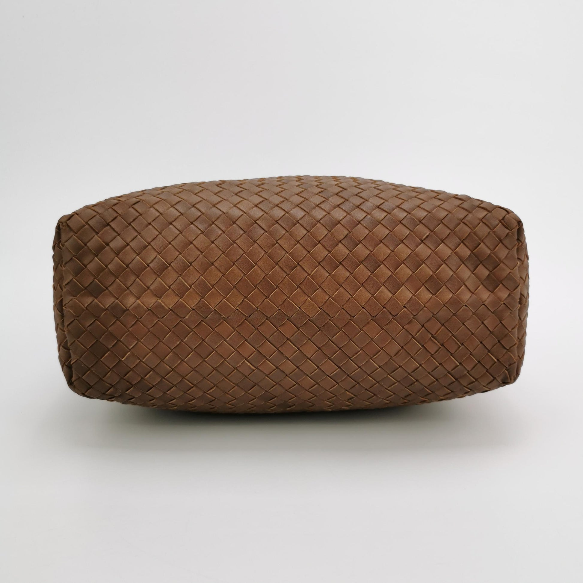 Bottega Veneta Pyramid Hobo Brown