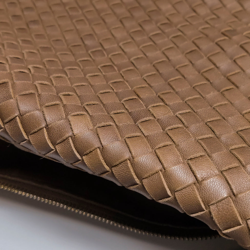 Bottega Veneta Pyramid Hobo Brown