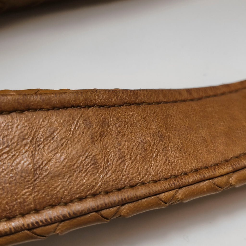 Bottega Veneta Pyramid Hobo Brown