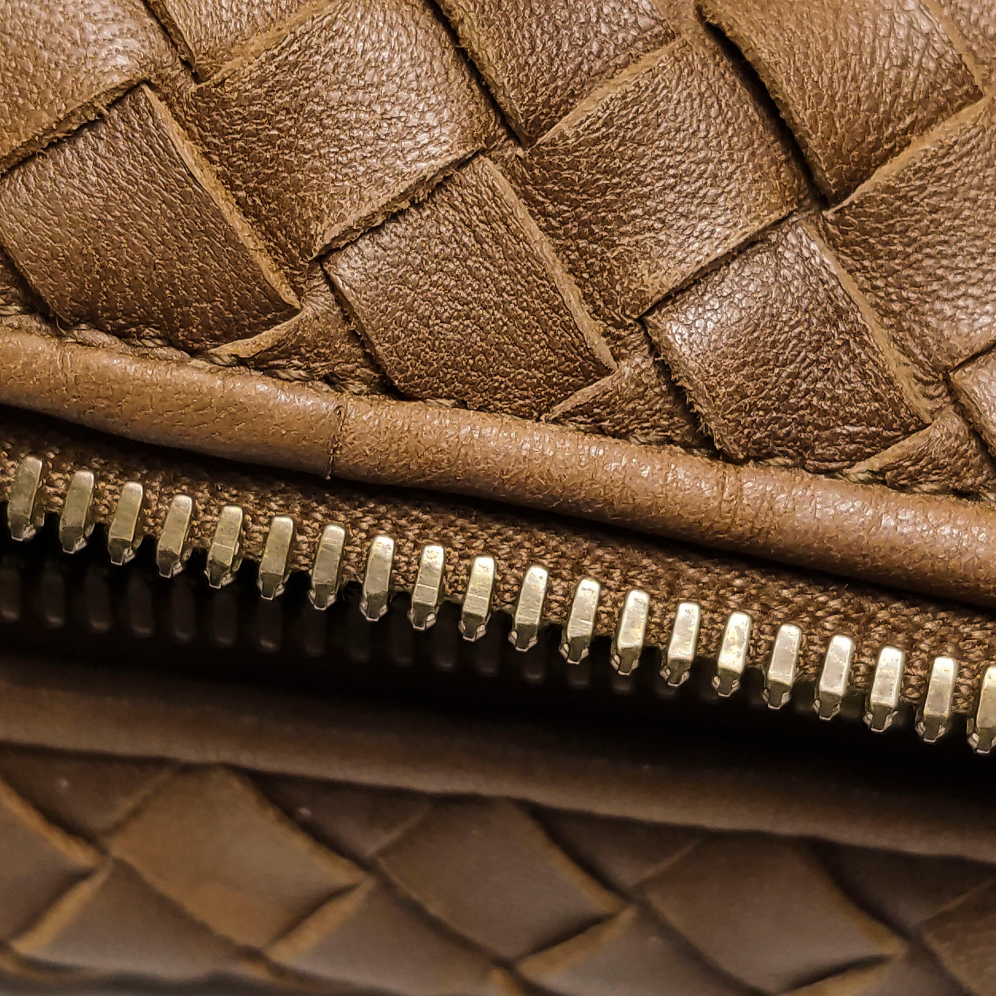 Bottega Veneta Pyramid Hobo Brown