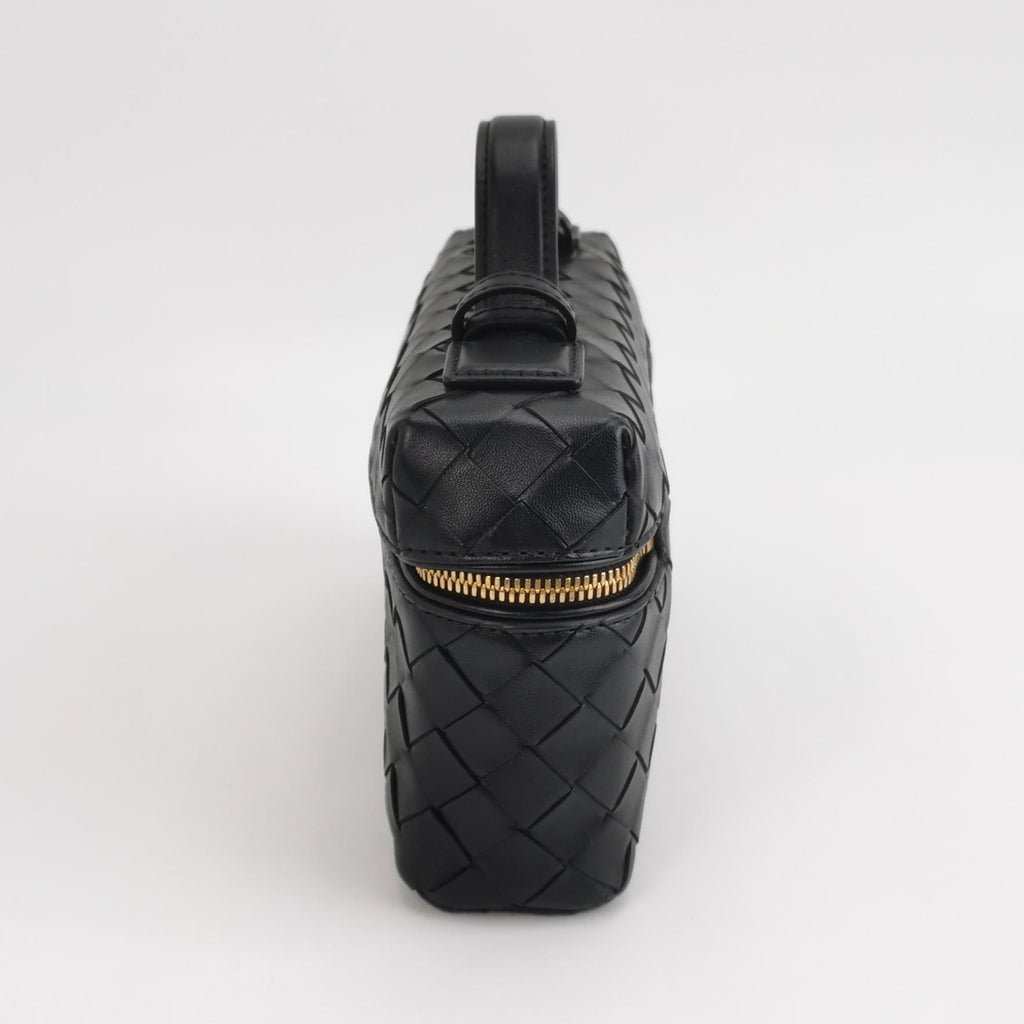 Bottega Veneta Bang Bang Vanity Top Handle Black GHW