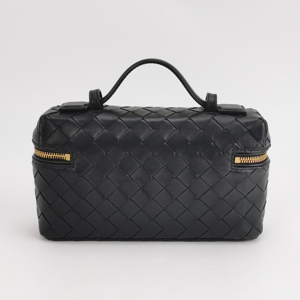 Bottega Veneta Bang Bang Vanity Top Handle Black GHW