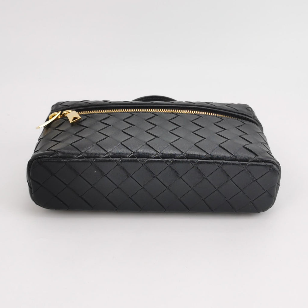 Bottega Veneta Bang Bang Vanity Top Handle Black GHW