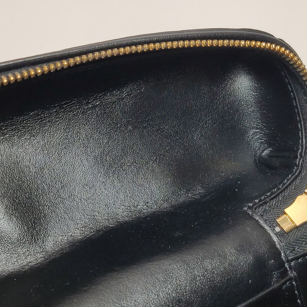 Bottega Veneta Bang Bang Vanity Top Handle Black GHW