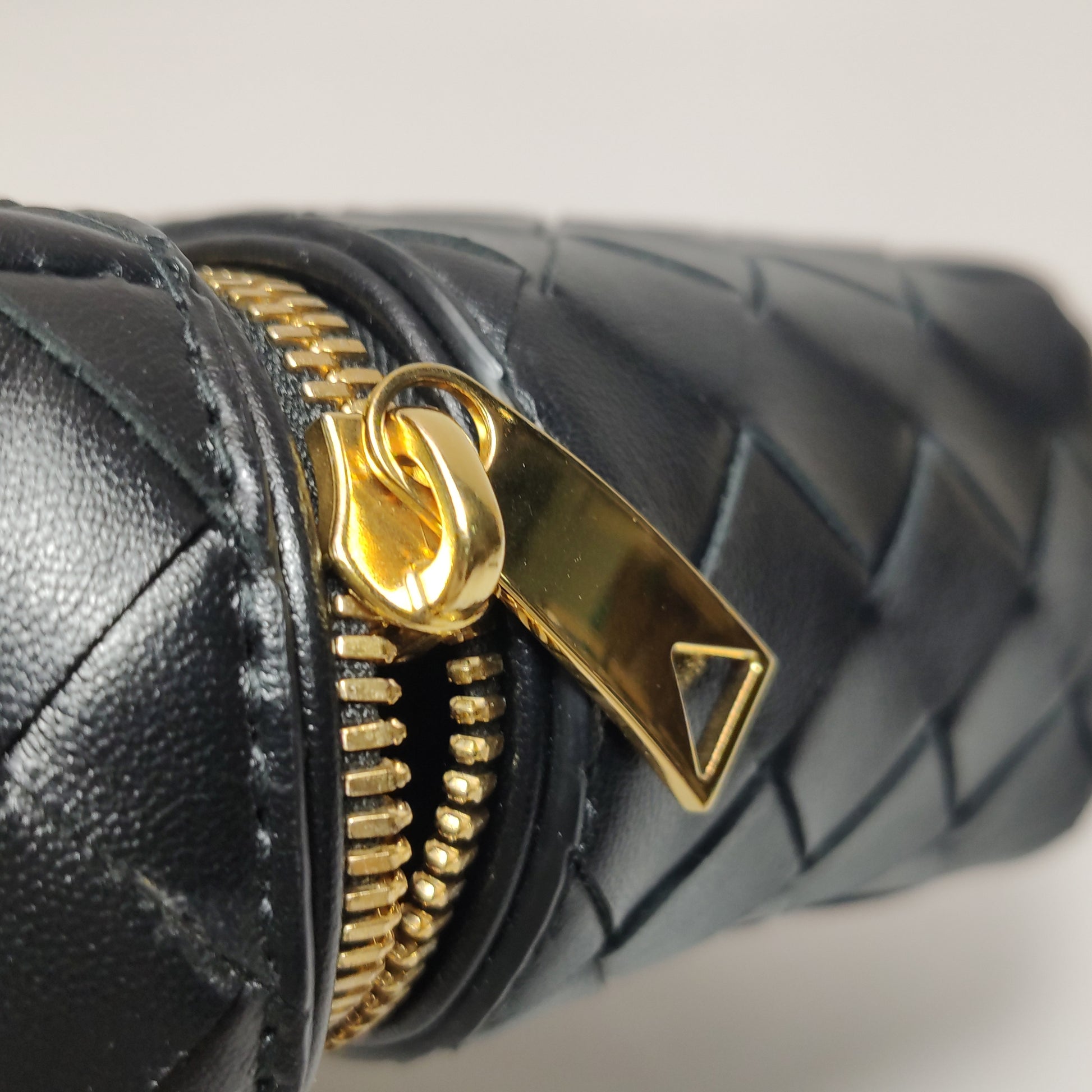 Bottega Veneta Bang Bang Vanity Top Handle Black GHW