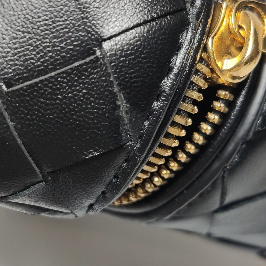Bottega Veneta Bang Bang Vanity Top Handle Black GHW