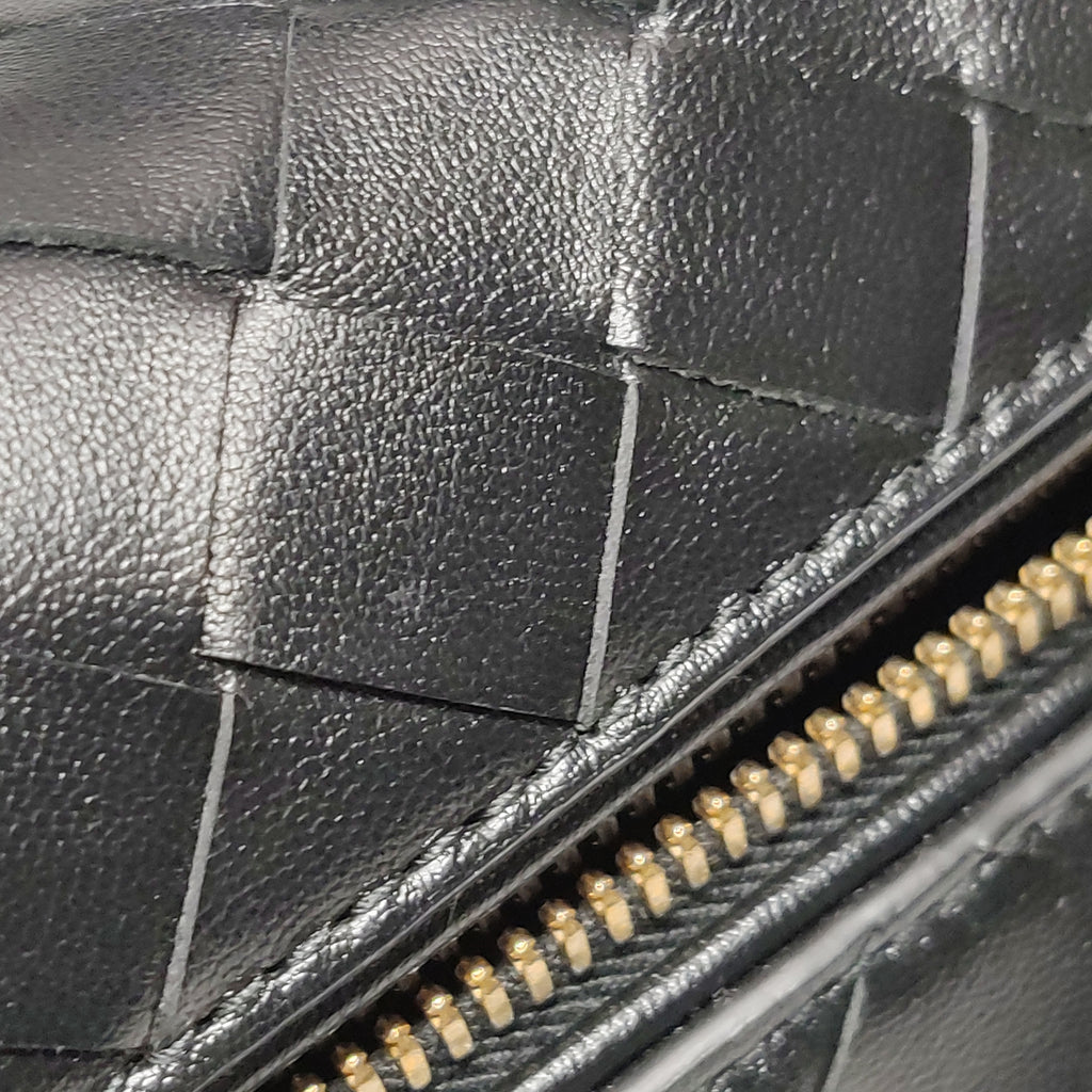 Bottega Veneta Bang Bang Vanity Top Handle Black GHW