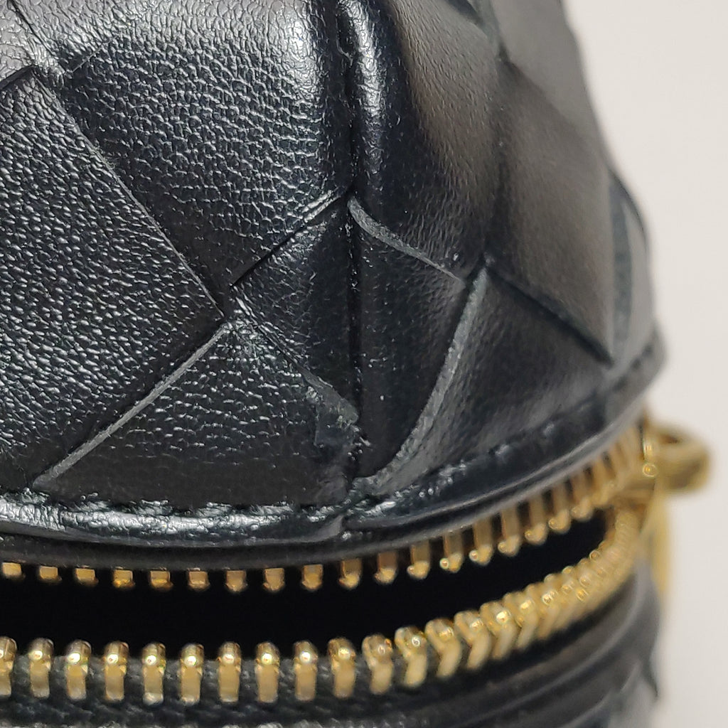 Bottega Veneta Bang Bang Vanity Top Handle Black GHW