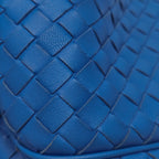 Bottega Veneta Intrecciato Hobo Shoulder Bag Blue