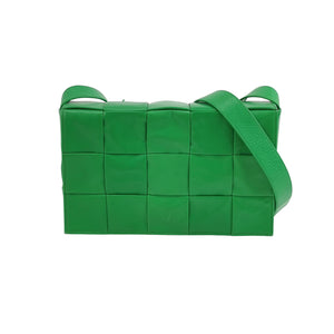 Bottega Veneta Intrecciato Cassette Crossbody Parakeet