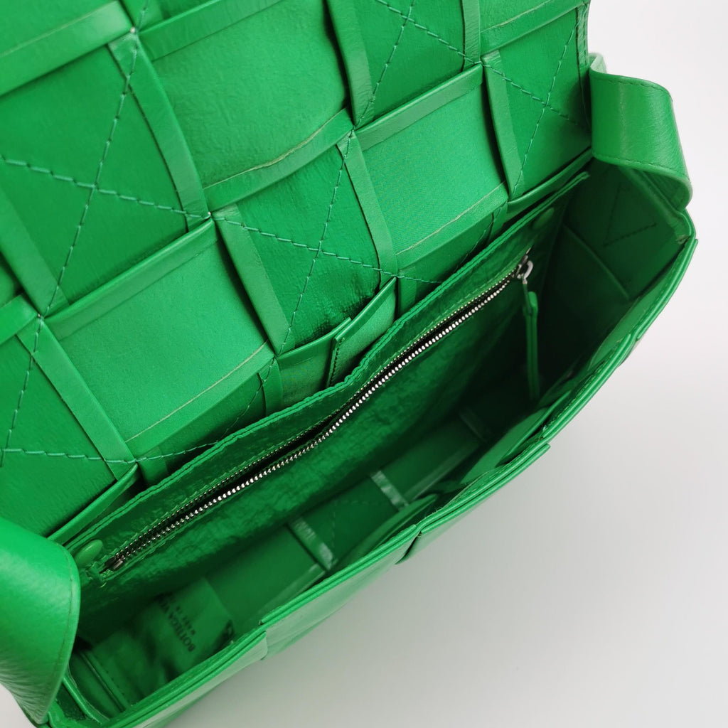 Bottega Veneta Intrecciato Cassette Crossbody Parakeet