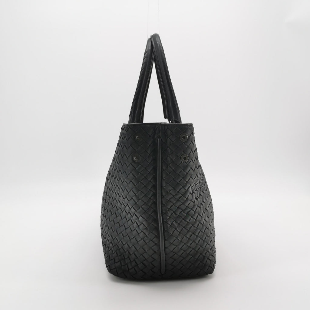 Bottega Veneta Intrecciato Tote Black