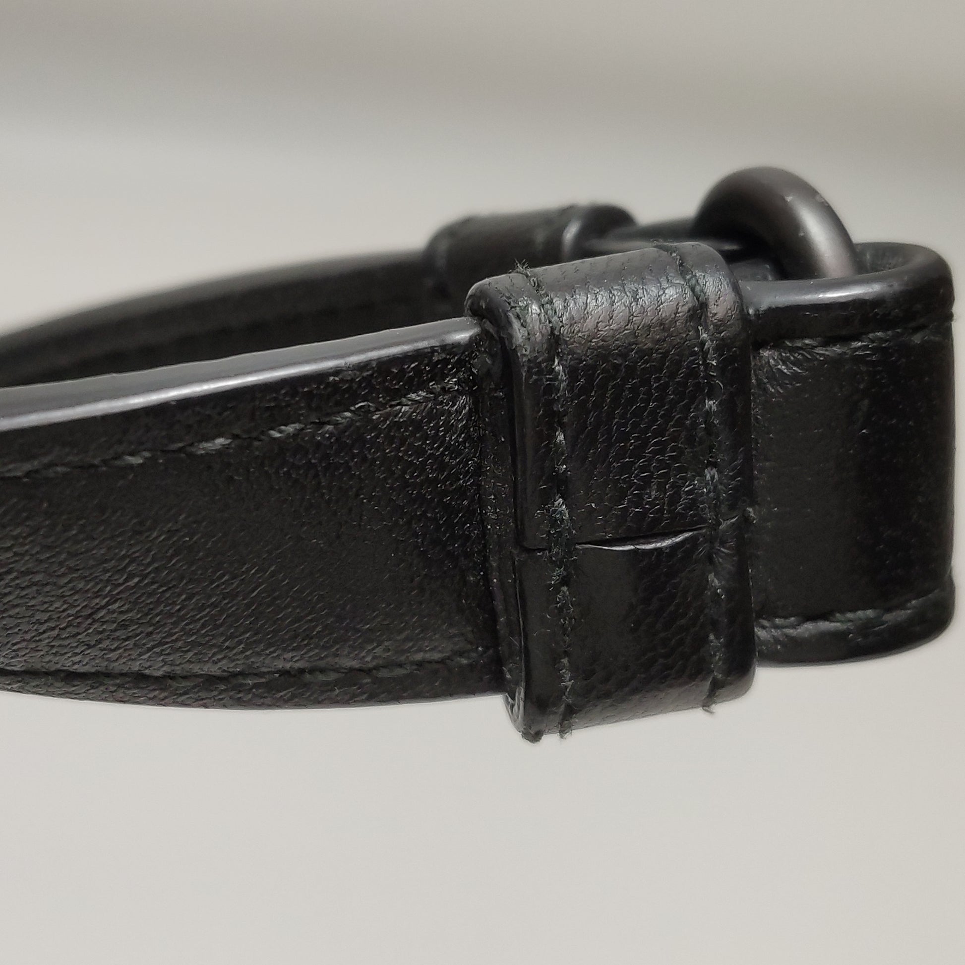 Bottega Veneta Nappa Intrecciato Messenger Bag Black