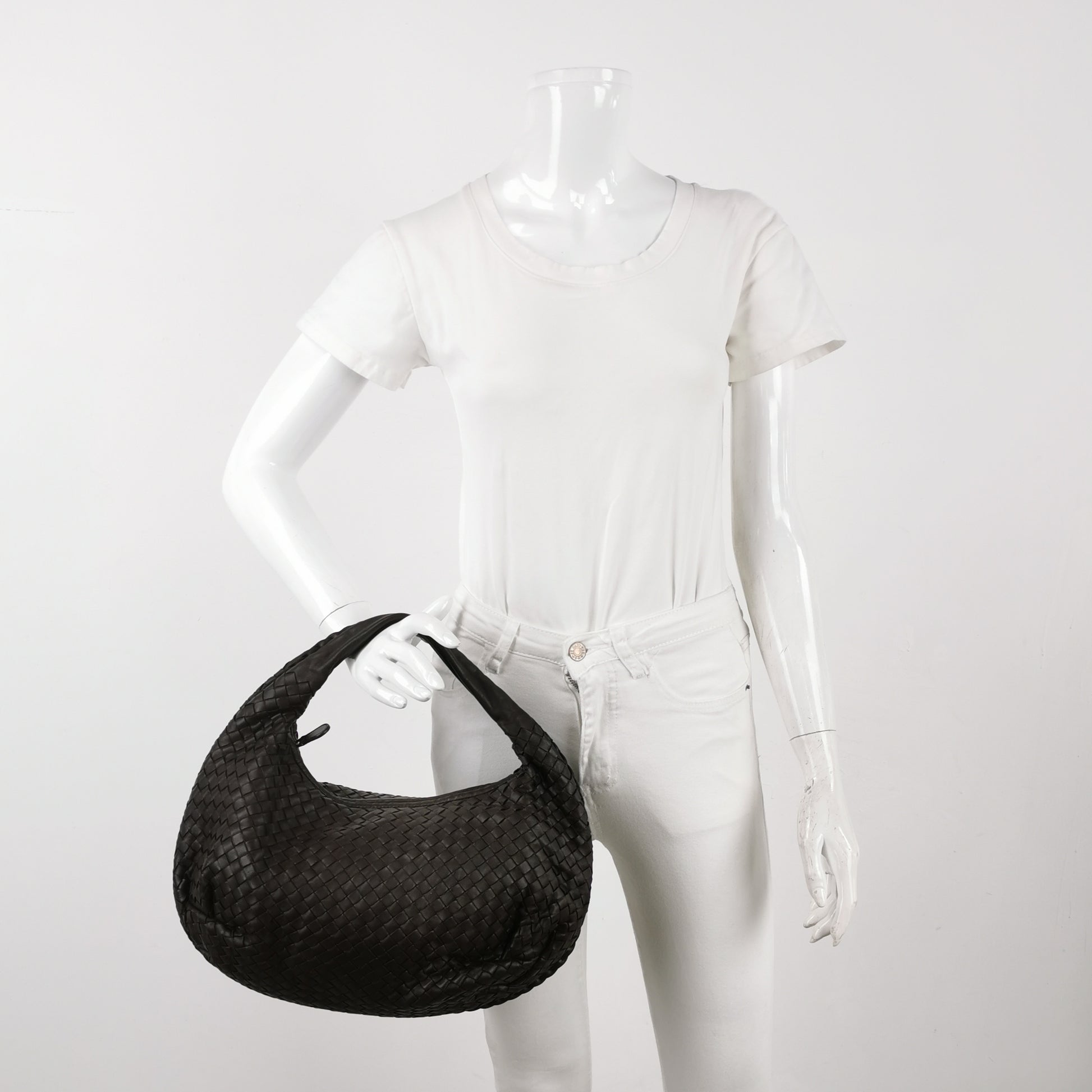 Bottega Veneta Belly Hobo Dark Brown