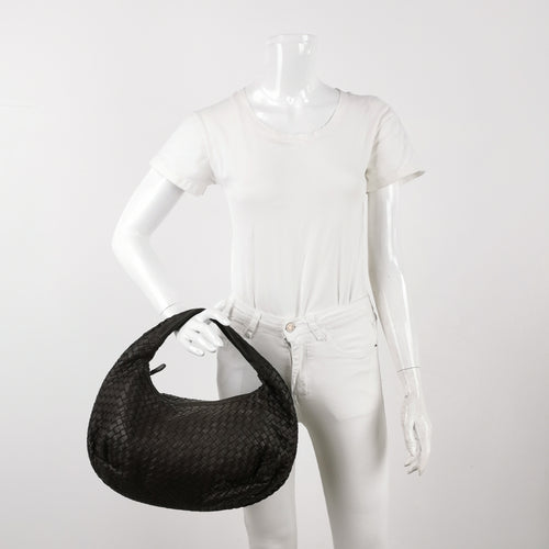 Bottega Veneta Belly Hobo Dark Brown