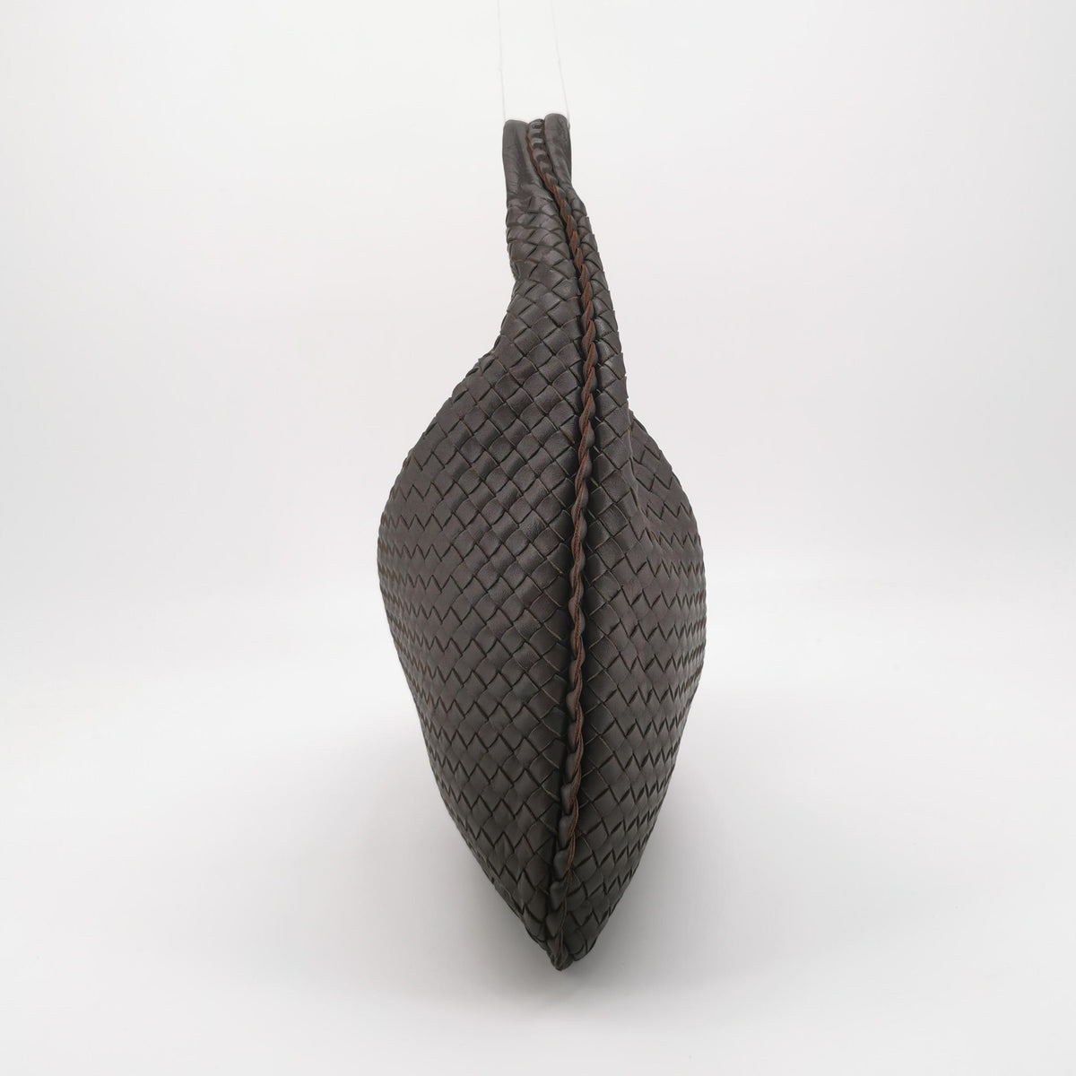 Bottega Veneta Intrecciato Hobo Large Dark Brown
