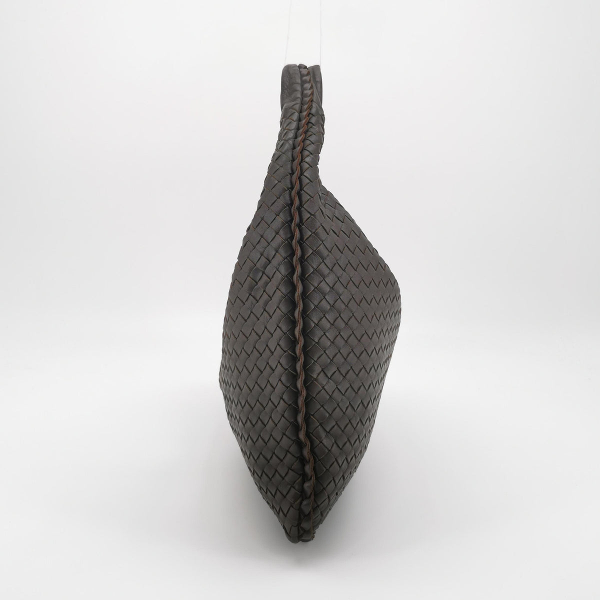 Bottega Veneta Intrecciato Hobo Large Dark Brown