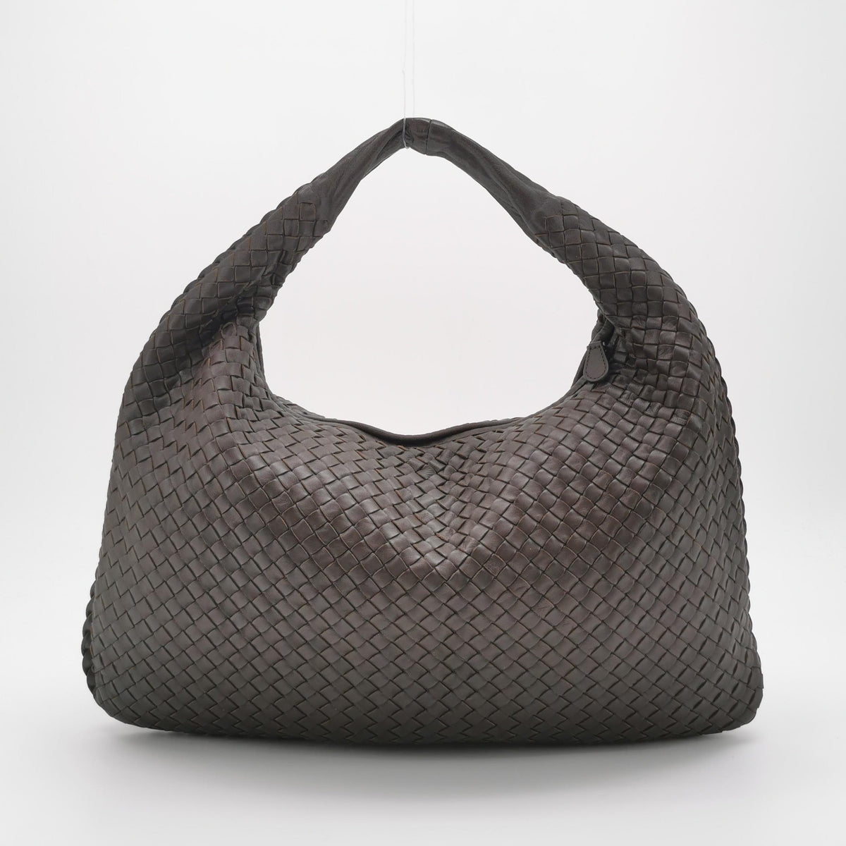 Bottega Veneta Intrecciato Hobo Large Dark Brown