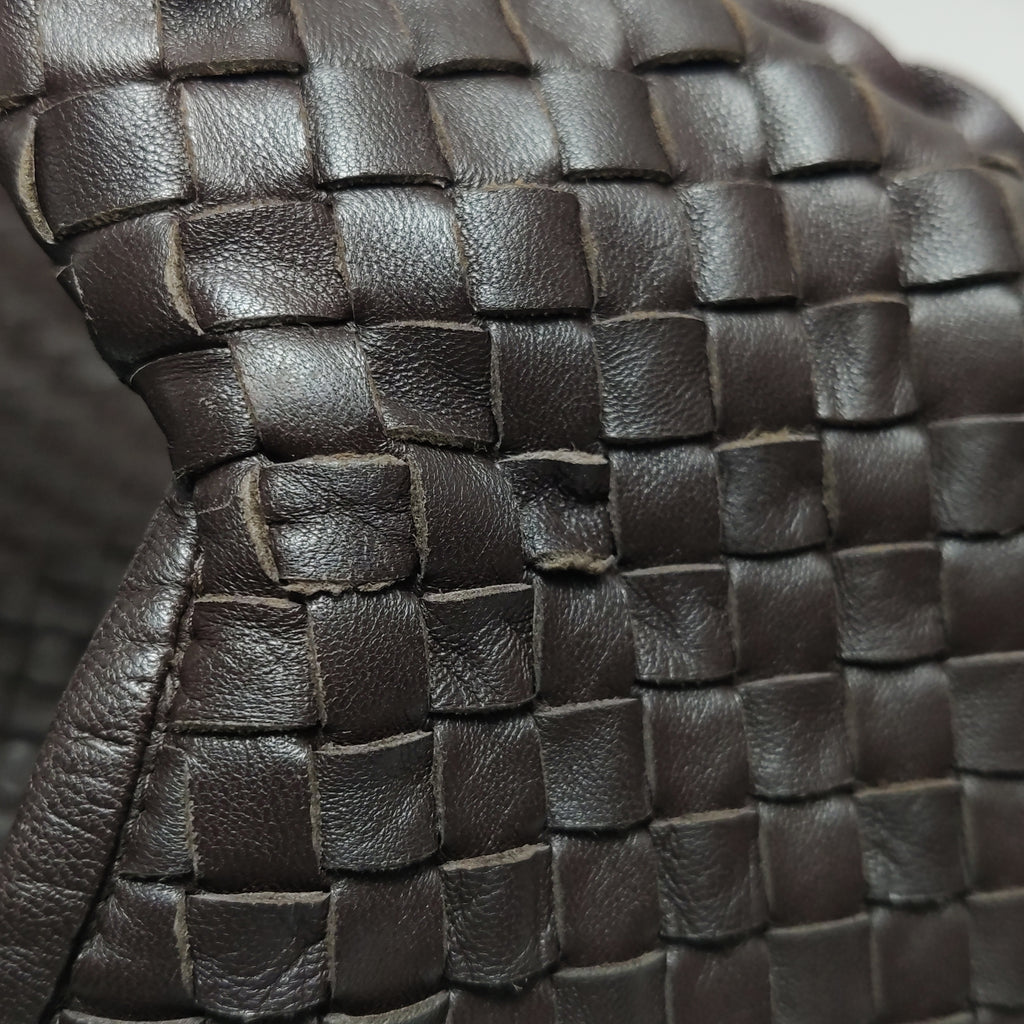 Bottega Veneta Intrecciato Hobo Large Dark Brown