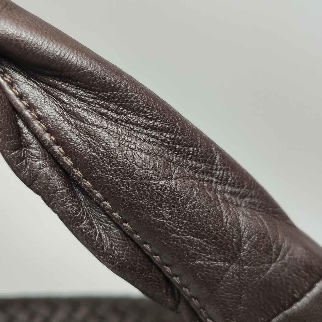 Bottega Veneta Intrecciato Hobo Large Dark Brown