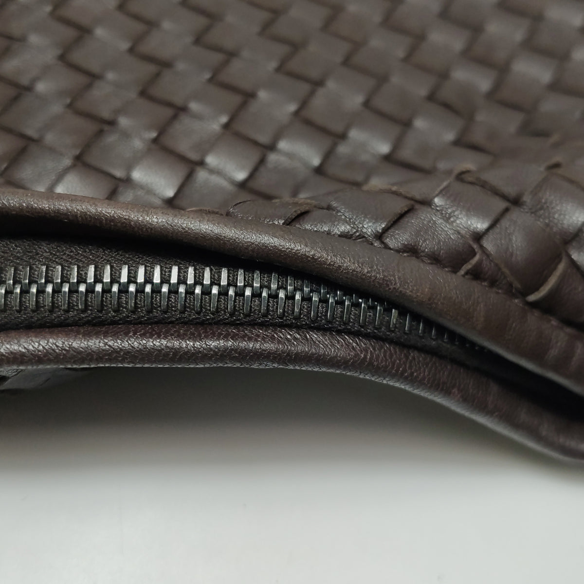 Bottega Veneta Intrecciato Hobo Large Dark Brown